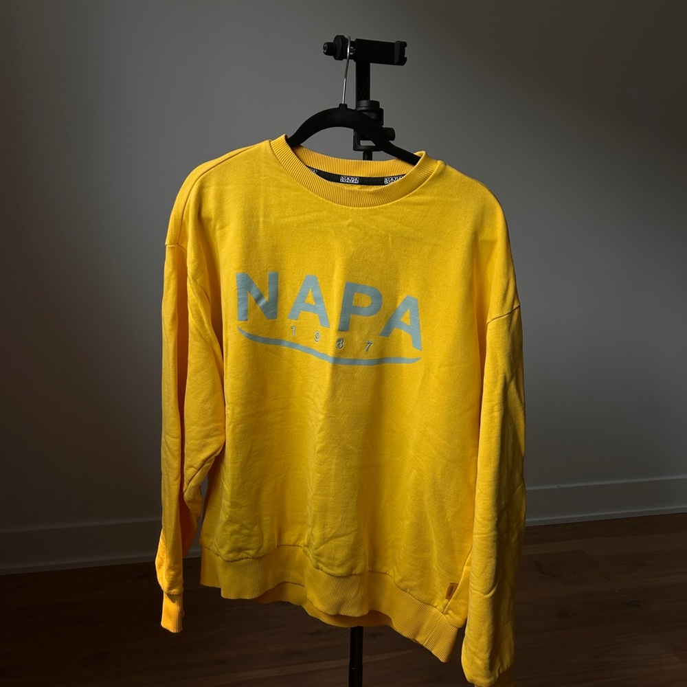 Napapijri by Martine Rose Yellow Crewneck Sweater